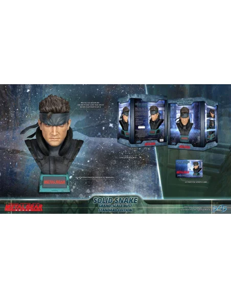 Metal Gear Solid Busto Grand Scale Solid Snake 31 cm Metal Gear Solid Busto Grand Scale Solid Snake 31 cm