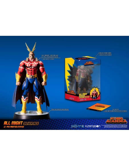 My Hero Academia Figura All Might Silver Age (Standard Edition) 28 cm