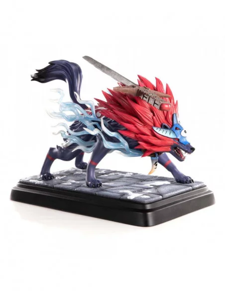 Okami Estatua Oki (Wolf Form) 35 cm
