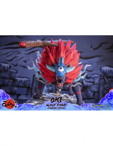 Okami Estatua Oki (Wolf Form) 35 cm