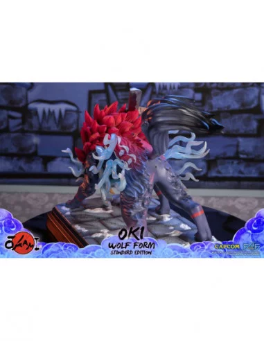 Okami Estatua Oki (Wolf Form) 35 cm