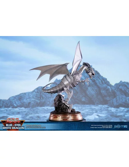 Yu-Gi-Oh! Estatua PVC Blue-Eyes White Dragon White Edition 35 cm