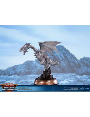 Yu-Gi-Oh! Estatua PVC Blue-Eyes White Dragon White Edition 35 cm
