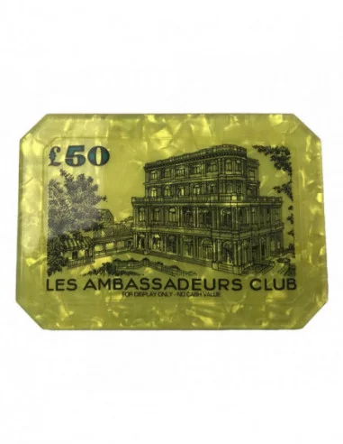 James Bond Réplica 1/1 Placas de casino de Dr. No Limited Edition