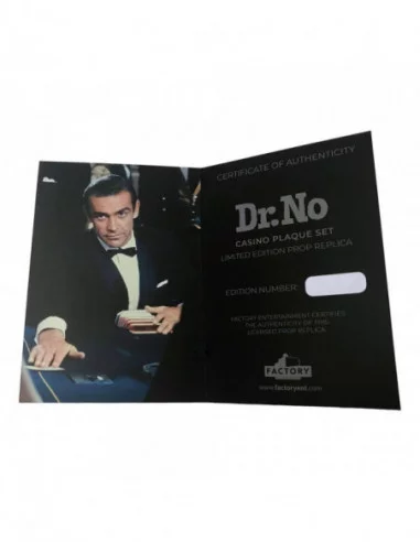 James Bond Réplica 1/1 Placas de casino de Dr. No Limited Edition