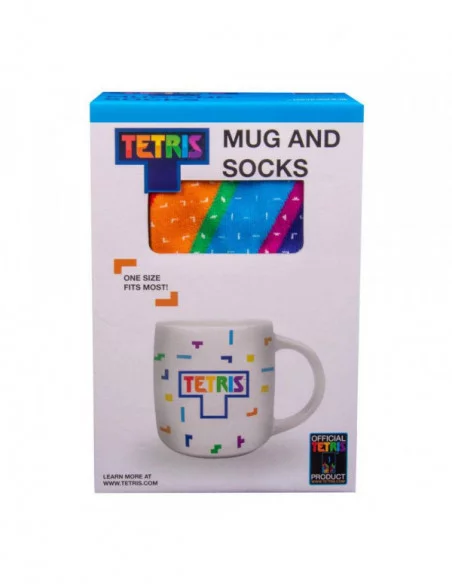 Tetris Taza y Calcetines Set Tetriminos