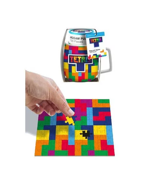Tetris Taza y Puzzle Set Tetriminos