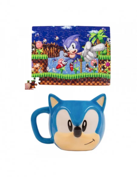 Sonic the Hedgehog Taza y Puzzle Set Sonic