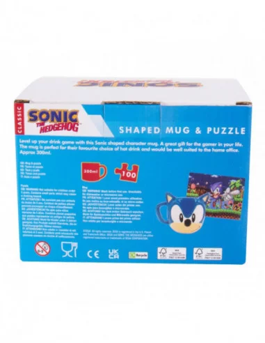 Sonic the Hedgehog Taza y Puzzle Set Sonic