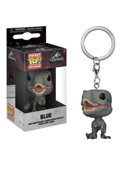 Jurassic World 2 Llavero Pocket POP! Vinyl Blue 4 cm