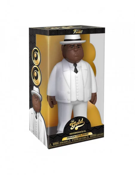 Notorious B.I.G. Vinyl Gold Figura Biggie Smalls White Suit 30 cm Notorious B.I.G. Vinyl Gold Figura Biggie Smalls White Suit 30 cm