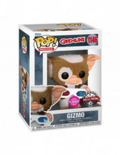 Gremlins Figura POP! Movies Vinyl (Exc) Gremlin with 3D Glasses Flocked 9 cm 2