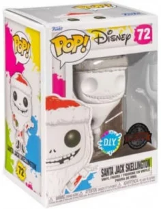 Pesadilla antes de Navidad Figura POP! Disney Vinyl Santa Jack(DIY)(WH) 9 cm 2