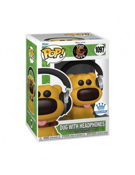 Dug Days POP! Disney Vinyl Figura Dug with Headphones 9 cm