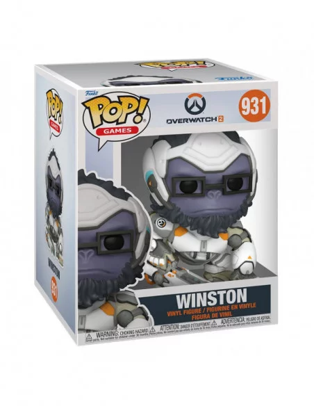 Overwatch 2 Super Sized POP! Vinyl Figura Winston 15 cm