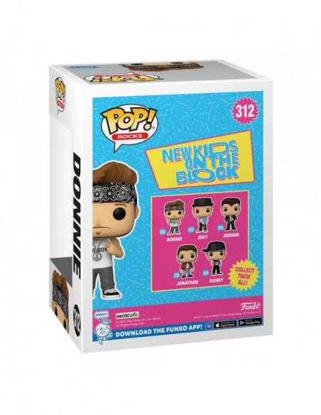 New Kids on the Block POP! Rocks Vinyl Figura Donnie 9 cm