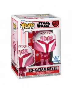 Star Wars Valentines POP! Star Wars Vinyl Figura Bo Katan 9 cm 2