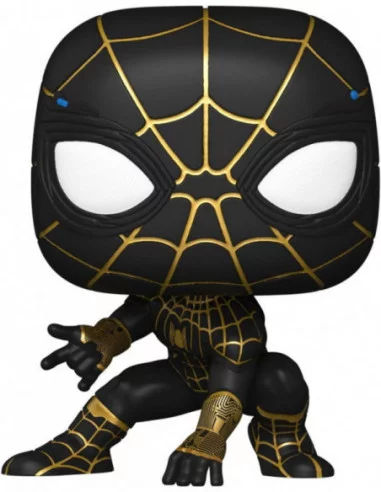 Spider-Man: No Way Home Figura Super Sized Jumbo POP! Vinyl Spider-Man (Black & Gold Suit) 25 cm