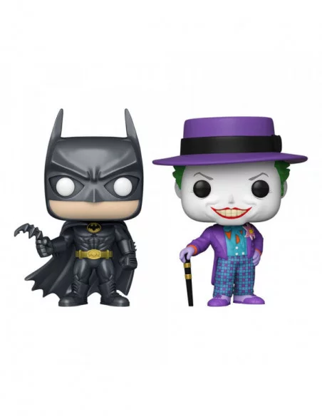 Batman (1989) Pack de 2 POP! Heroes Vinyl Figuras Batman & The Joker 9 cm