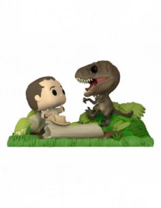 Jurassic Park POP! Moment Vinyl Figura Muldoon Raptor Hunt 9 cm