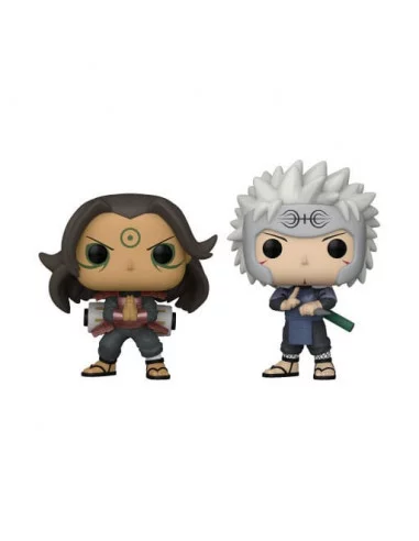 Naruto Shippuden Pack de 2 POP! Animation Vinyl Figuras Hashirama & Tobirama 9 cm