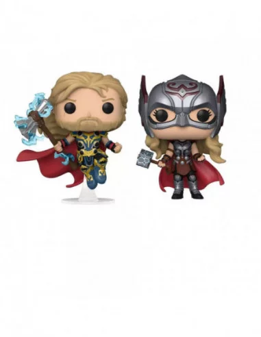 Thor: Love and Thunder Pack de 2 POP! Vinyl Figuras Thor & Mighty Thor 9 cm