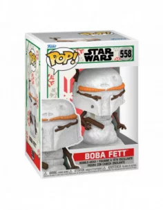 Star Wars Holiday 2022 Figura POP! Heroes Vinyl Boba Fett 9 cm 2