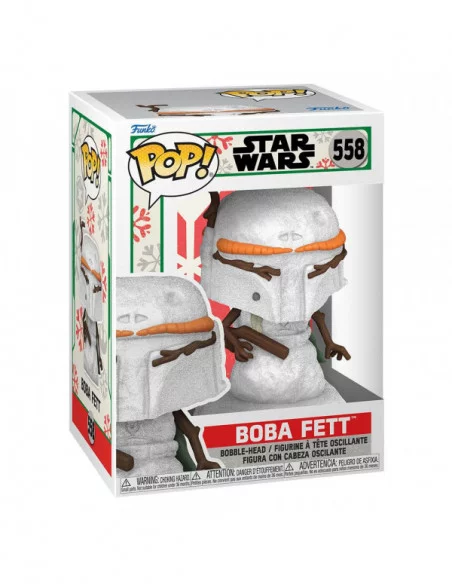 Star Wars Holiday 2022 Figura POP! Heroes Vinyl Boba Fett 9 cm