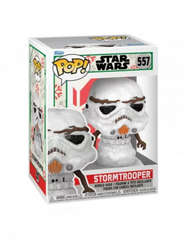 Star Wars Holiday 2022 Figura POP! Heroes Vinyl Stormtrooper 9 cm