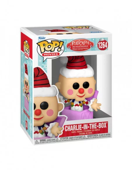 Rudolph the Red-Nosed Reindeer Figura POP! Movies Vinyl Charlie in the Box 9 cm