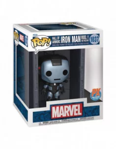 Marvel POP! Deluxe Vinyl Figura Hall of Armor Iron Man Model 11 War Machine PX Exclusive 9 cm 2