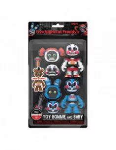 Five Nights at Freddy's Figuras Snap Toy Bonnie & Baby 9 cm 2