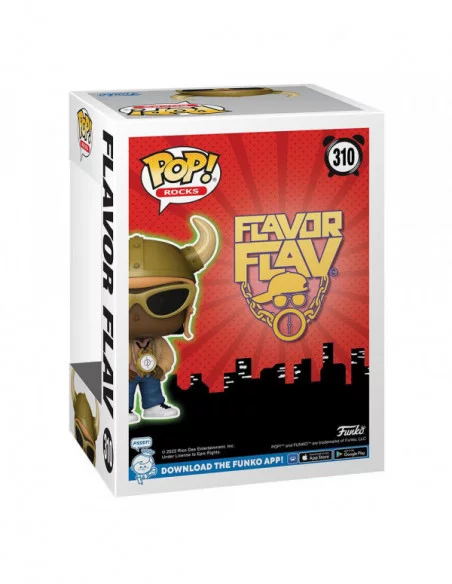 Flavor Flav POP! Rocks Vinyl Figura 9 cm
