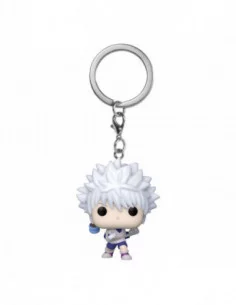 Hunter x Hunter Llaveros Pocket POP! Vinyl Killua w/ Yoyo 4 cm Expositor (12)