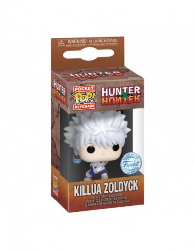 Hunter x Hunter Llaveros Pocket POP! Vinyl Killua w/ Yoyo 4 cm Expositor (12)