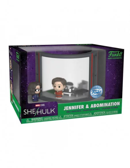 She-Hulk POP! Mini Moment Vinyl Figura Jennifer & Abomination 5 cm
