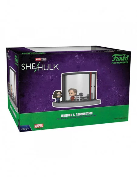 She-Hulk POP! Mini Moment Vinyl Figura Jennifer & Abomination 5 cm