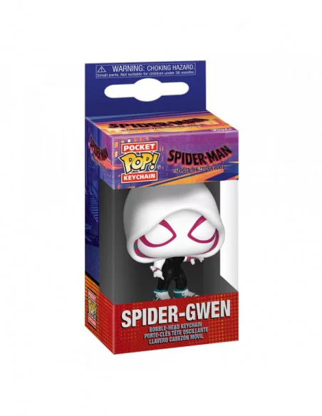 Spider-Man: Across the Spider-Verse Llaveros Pocket POP! Vinyl Spider-Gwen 4 cm Expositor (12)
