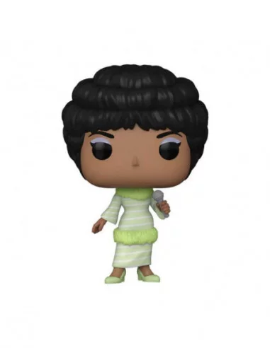 Aretha Franklin POP! Rocks Vinyl Figura Green Dress 9 cm