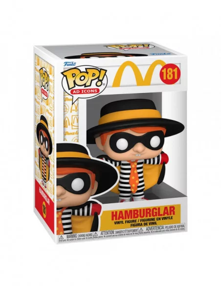 McDonalds Figura POP! Ad Icons Vinyl Hamburgler 9 cm