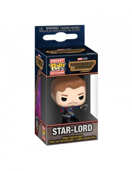 Guardianes de la Galaxia vol. 3 Llaveros Pocket POP! Vinyl Star-Lord 4 cm Expositor (12) Guardianes de la Galaxia vol. 3 Llaveros Pocket POP! Vinyl Star-Lord 4 cm Expositor (12)