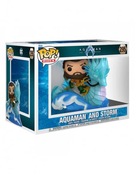 Aquaman y el Reino Perdido POP! Rides Deluxe Vinyl Figura Aquaman & Storm 15 cm