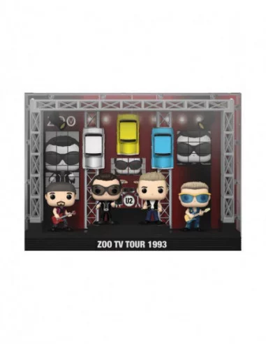 U2 Pack de 4 Figuras POP! Moments DLX Vinyl Zoo TV 1993 Tour 9 cm