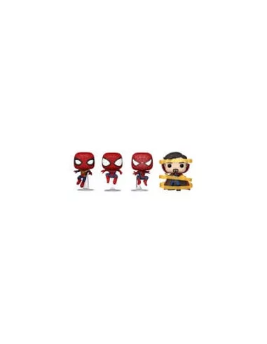 Marvel Pack de 4 Figuras POP! Movies Vinyl Spider-Man No way Home S3 9 cm