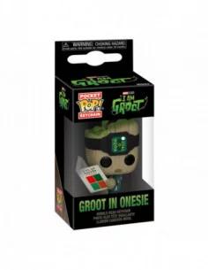 Yo soy Groot Llaveros Pocket POP! Vinyl Groot PJs w/book 4 cm Expositor (12) 2