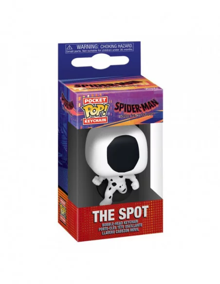 Spider-Man: Across the Spider-Verse Llaveros Pocket POP! Vinyl The Spot 4 cm Expositor (12) Spider-Man: Across the Spider-Verse Llaveros Pocket POP! Vinyl The Spot 4 cm Expositor (12)