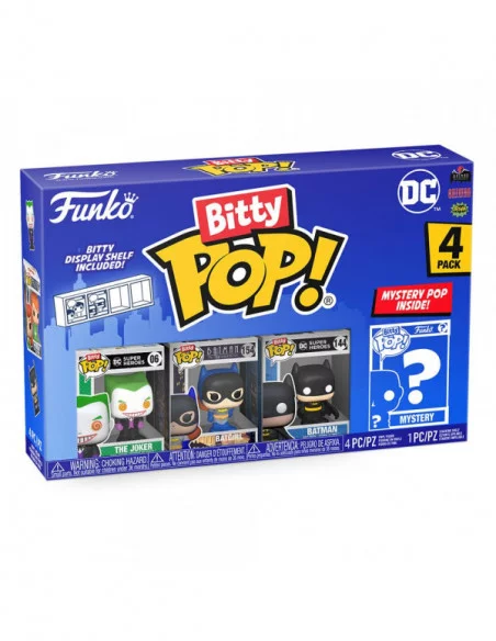 DC Pack de 4 Figuras Bitty POP! Vinyl The Joker 2,5 cm