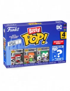 DC Pack de 4 Figuras Bitty POP! Vinyl Harley Quinn 2,5 cm 2