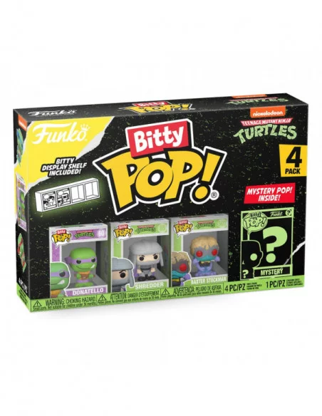 Les Tortues ninja Pack de 4 Figuras Bitty POP! Vinyl Donatello 2,5 cm Les Tortues ninja Pack de 4 Figuras Bitty POP! Vinyl Donatello 2,5 cm