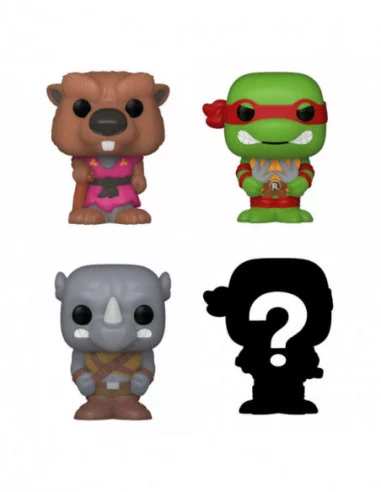 Les Tortues ninja Pack de 4 Figuras Bitty POP! Vinyl Splinter 2,5 cm